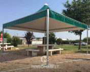 Gazebo professionale Airone Quadro