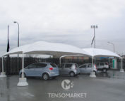 tendone parcheggi auto